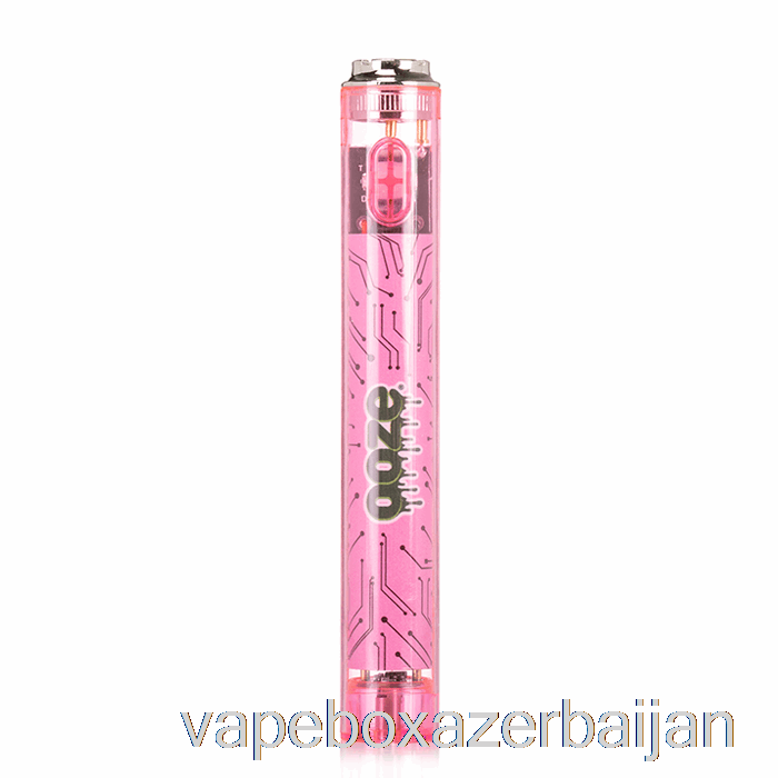 Vape Baku Ooze Slim 400mAh CLEAR 510 Vape Battery Atomic Pink